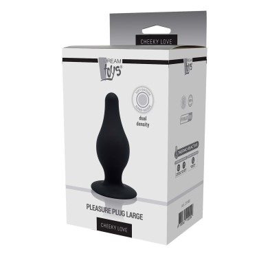 CHEEKY LOVE DUAL DENSITY PLEASURE PLUG L BLACK